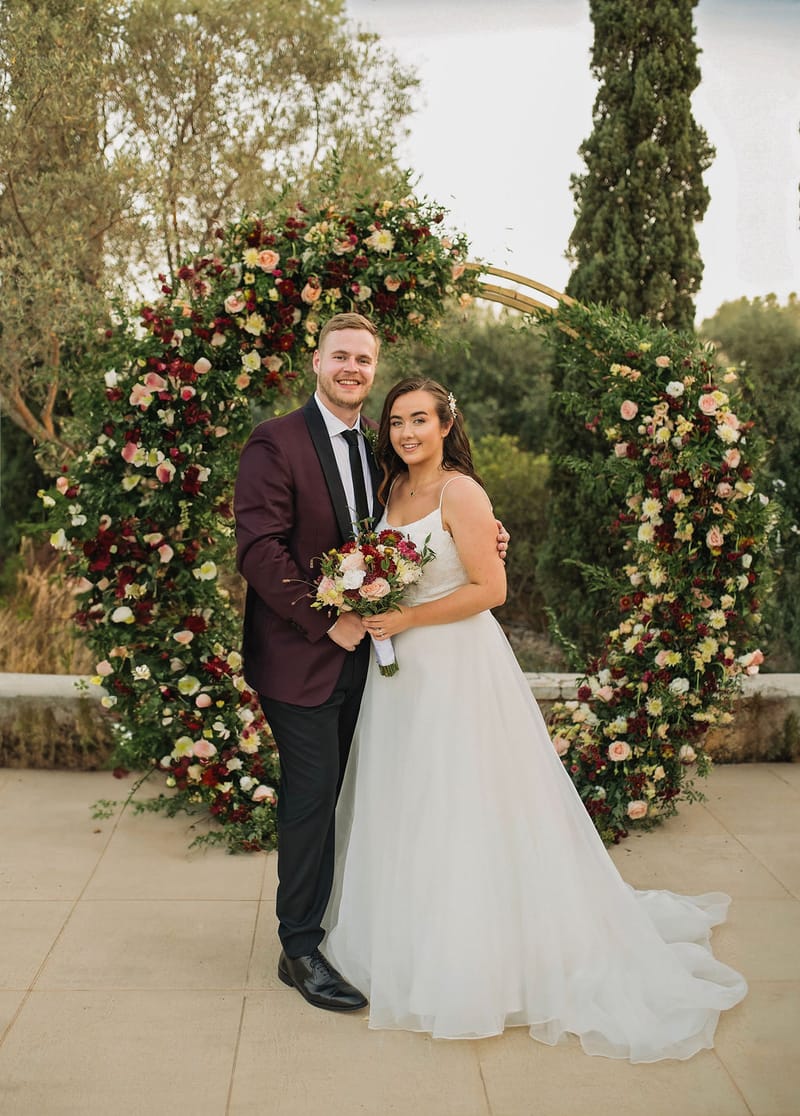 Stephanie & Dan Wedding at Pyrgos Petreza in Athens