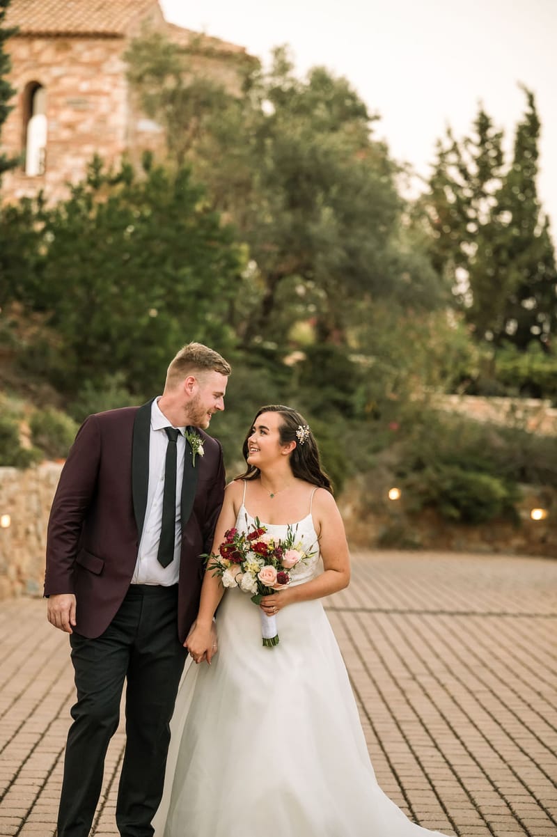 Stephanie & Dan Wedding at Pyrgos Petreza in Athens