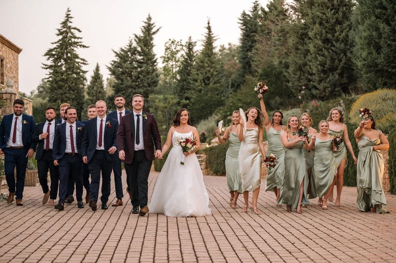 Stephanie & Dan Wedding at Pyrgos Petreza in Athens