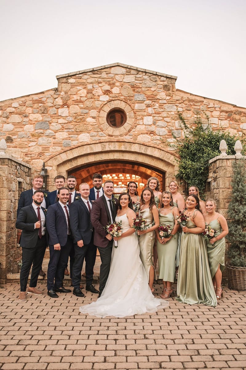 Stephanie & Dan Wedding at Pyrgos Petreza in Athens