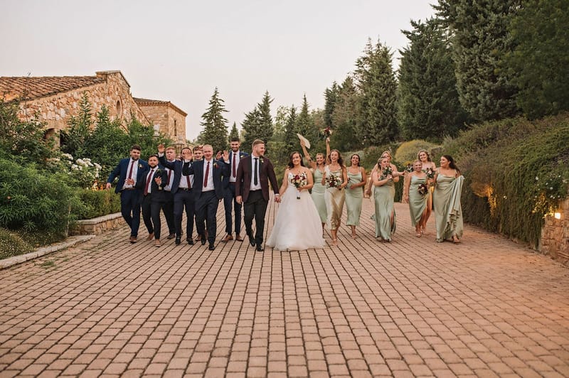 Stephanie & Dan Wedding at Pyrgos Petreza in Athens