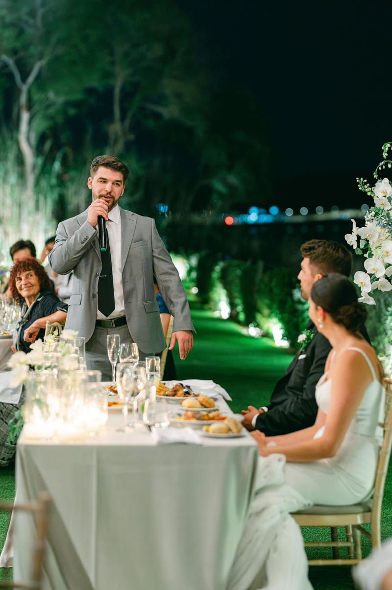 RECEPTION SPEECHES AND PARTY