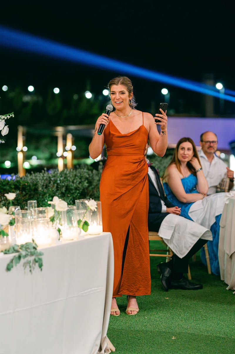 RECEPTION SPEECHES AND PARTY