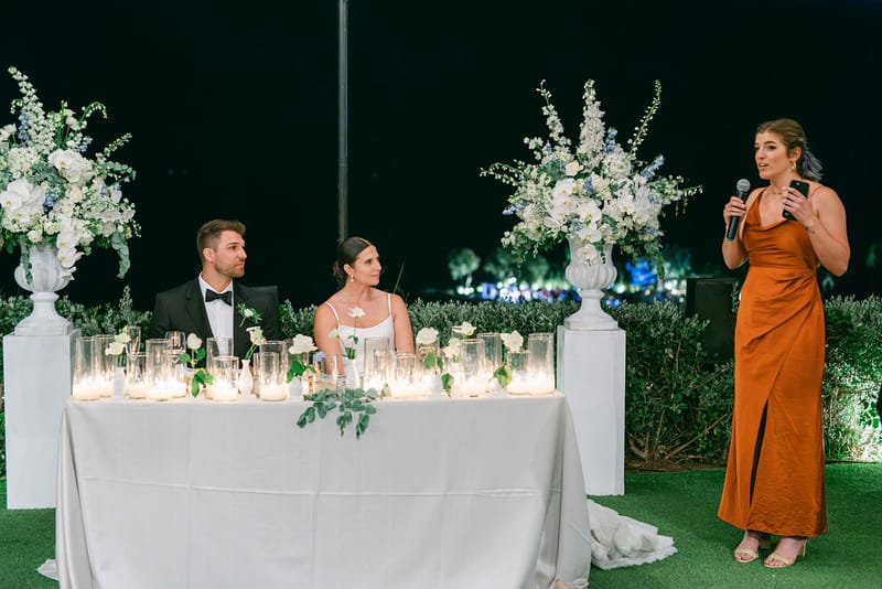 RECEPTION SPEECHES AND PARTY