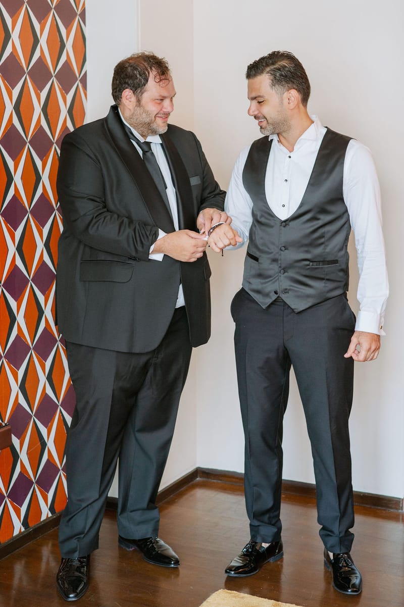 Groom Preparation of Dimitris