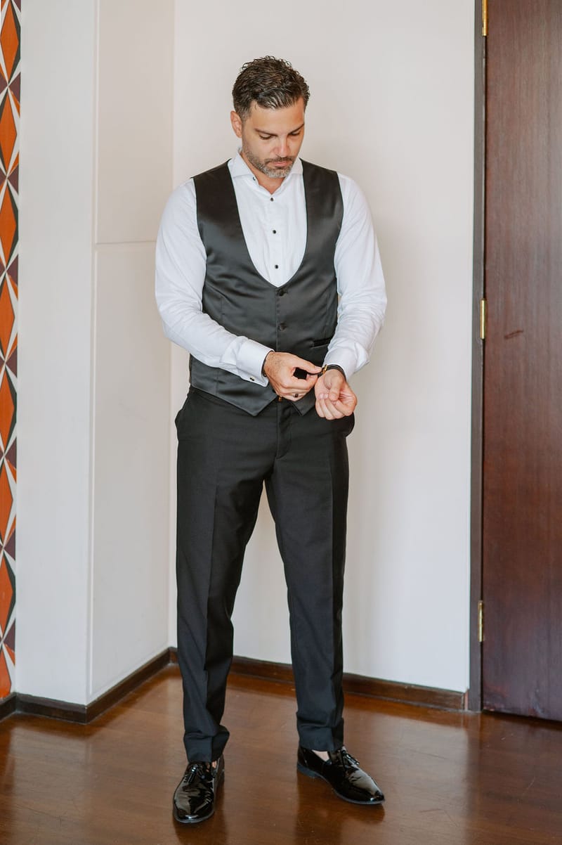 Groom Preparation of Dimitris
