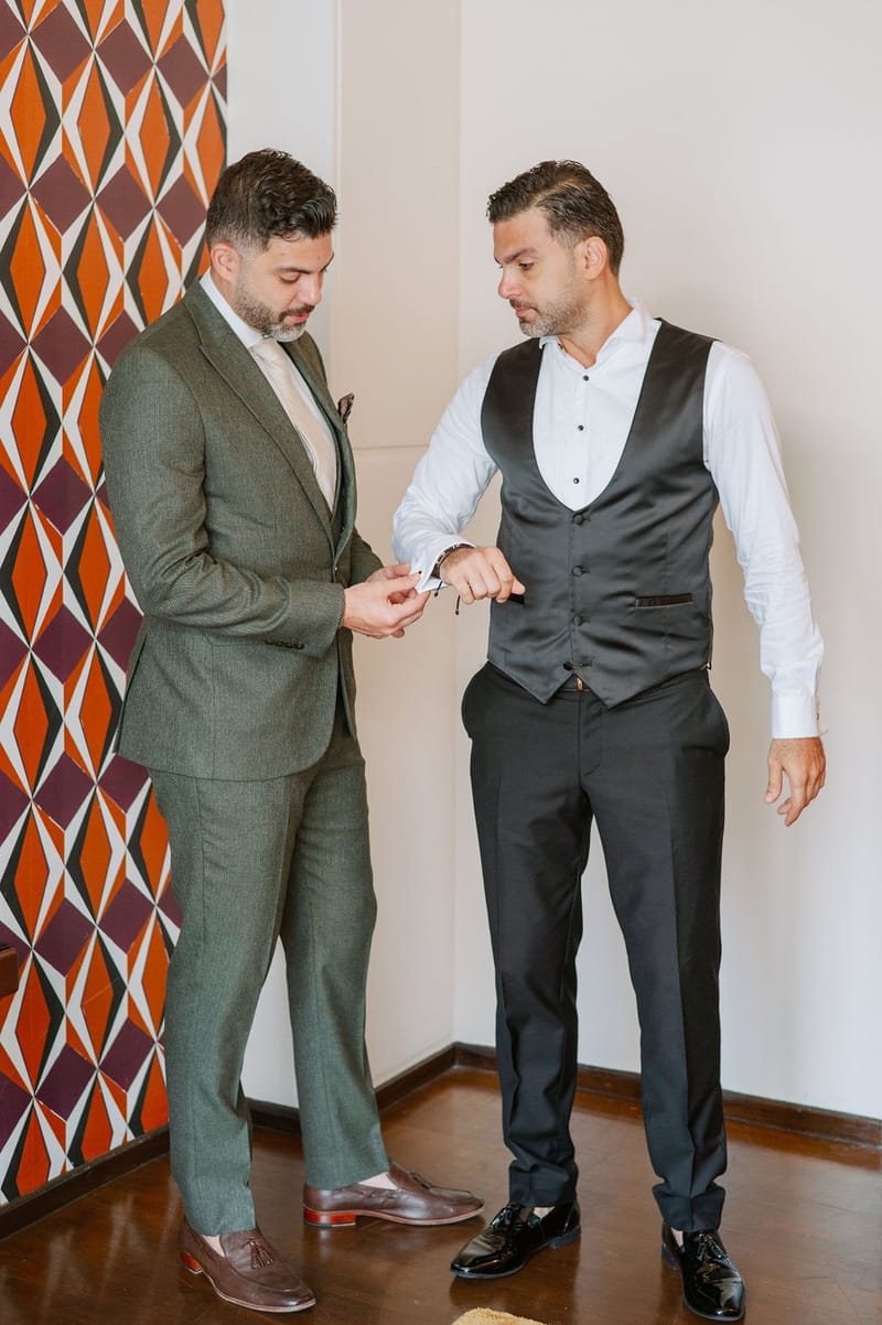 Groom Preparation of Dimitris
