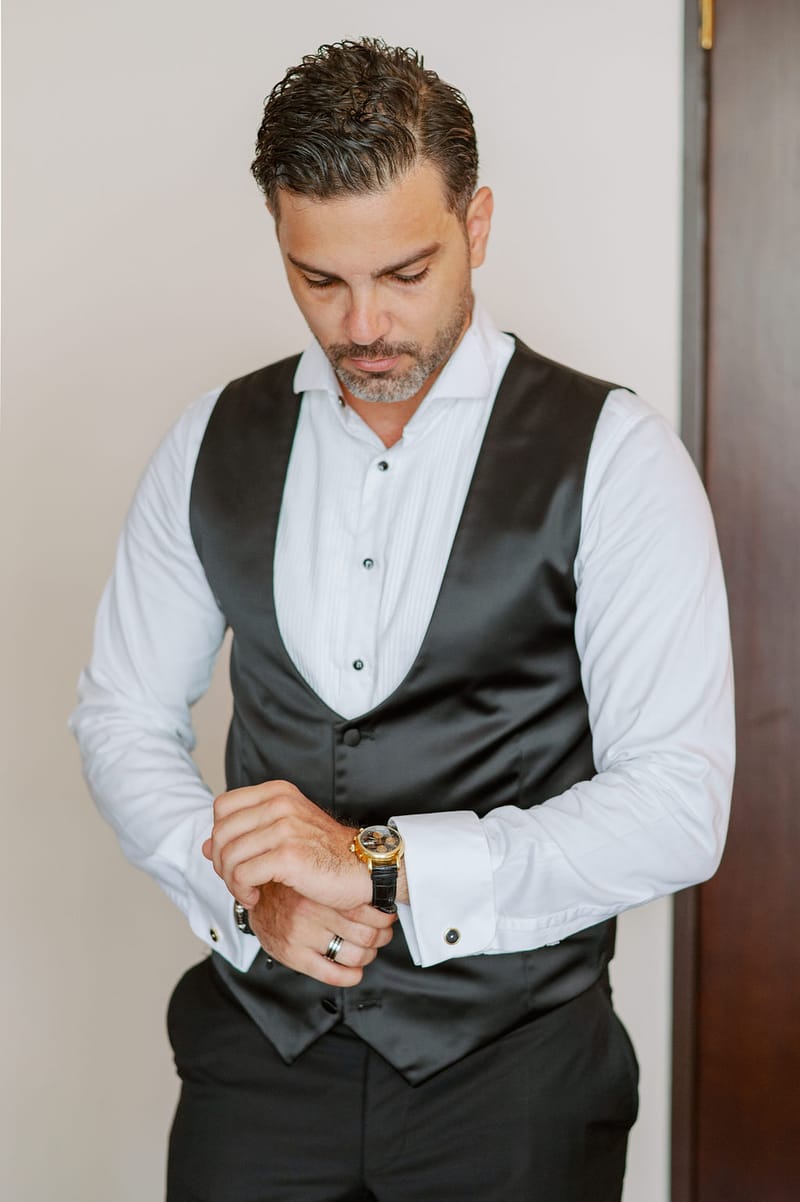 Groom Preparation of Dimitris