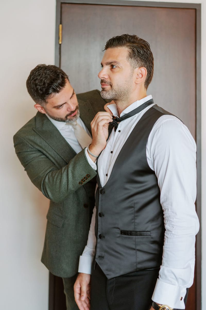 Groom Preparation of Dimitris