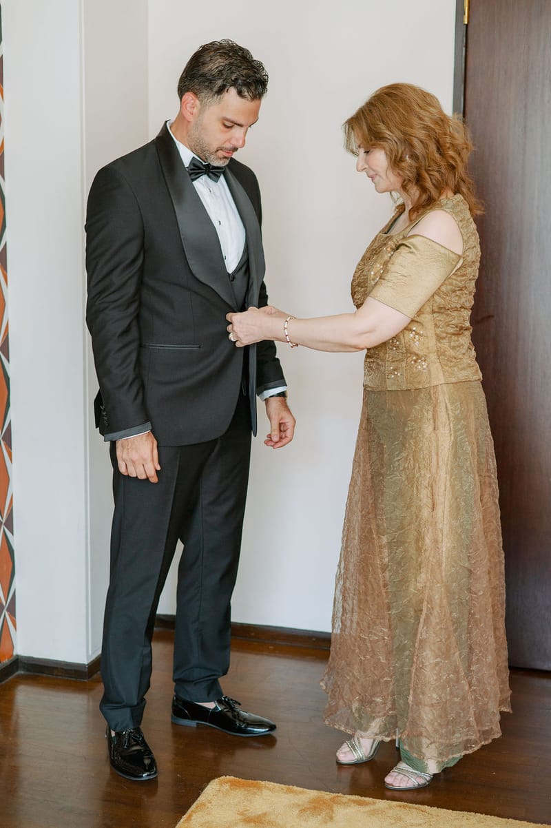 Groom Preparation of Dimitris