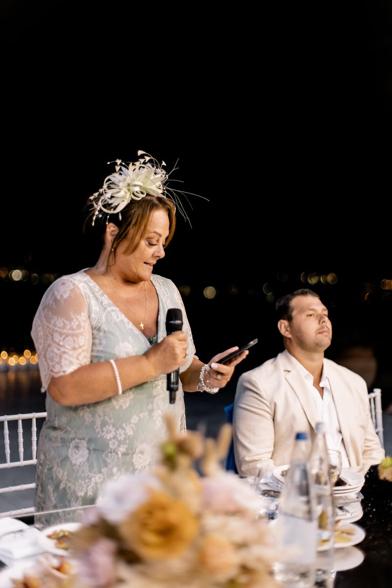 Reception and Speeches