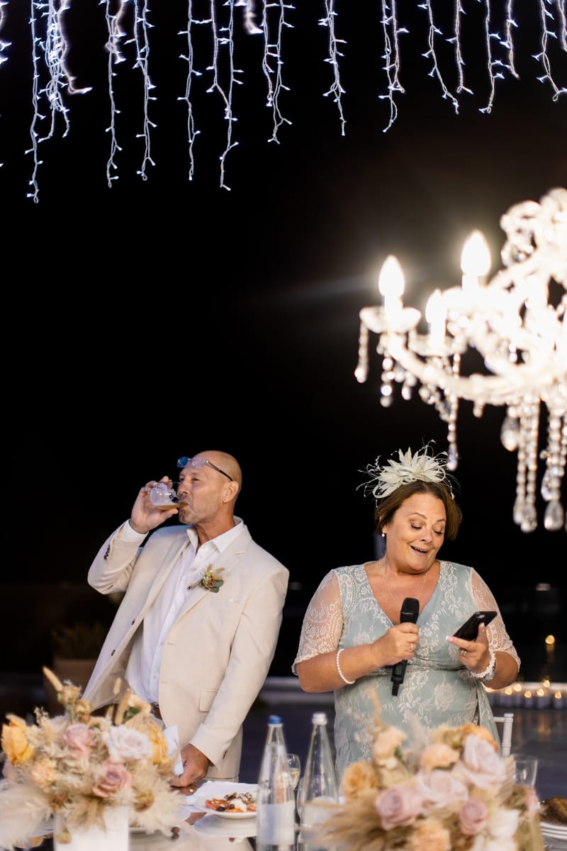 Reception and Speeches