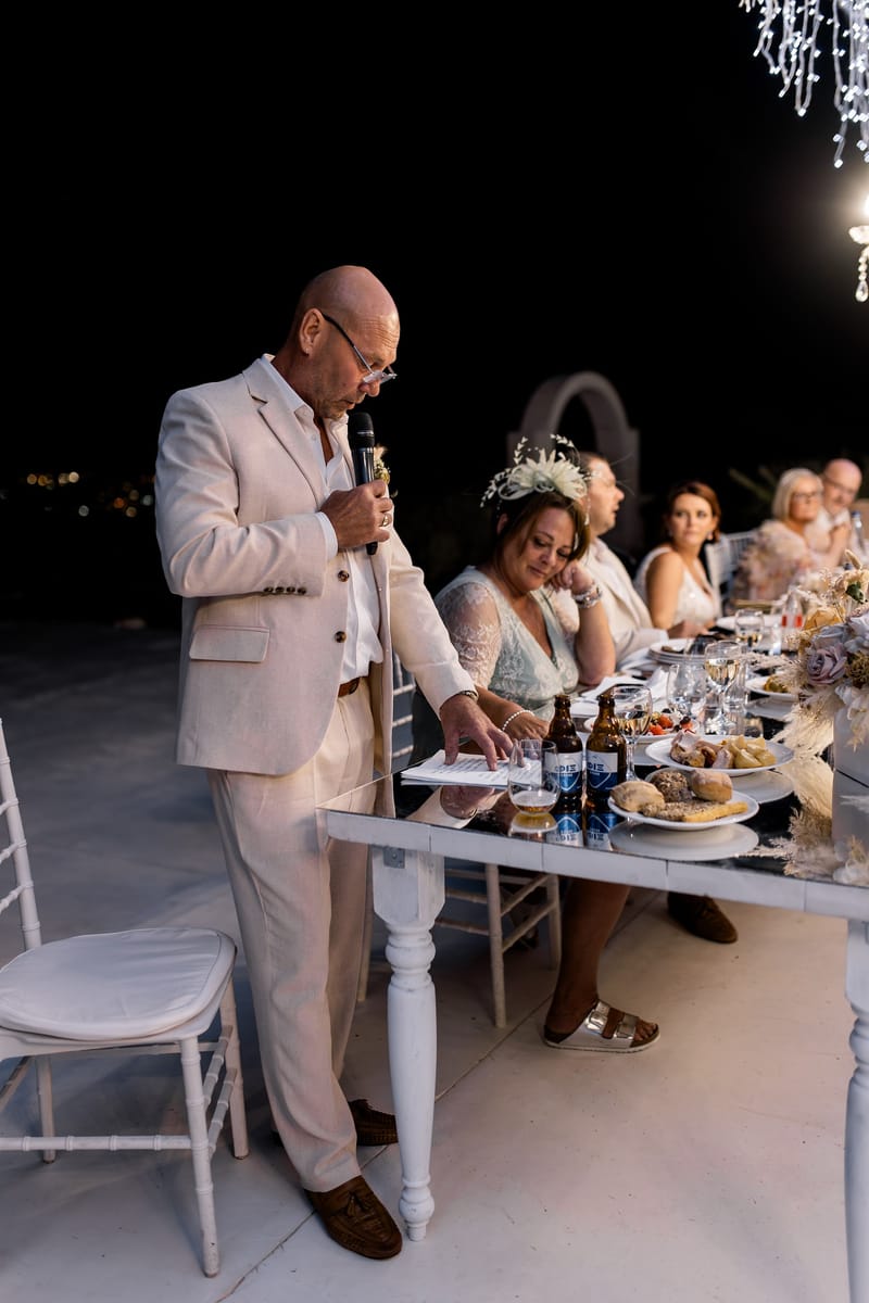 Reception and Speeches