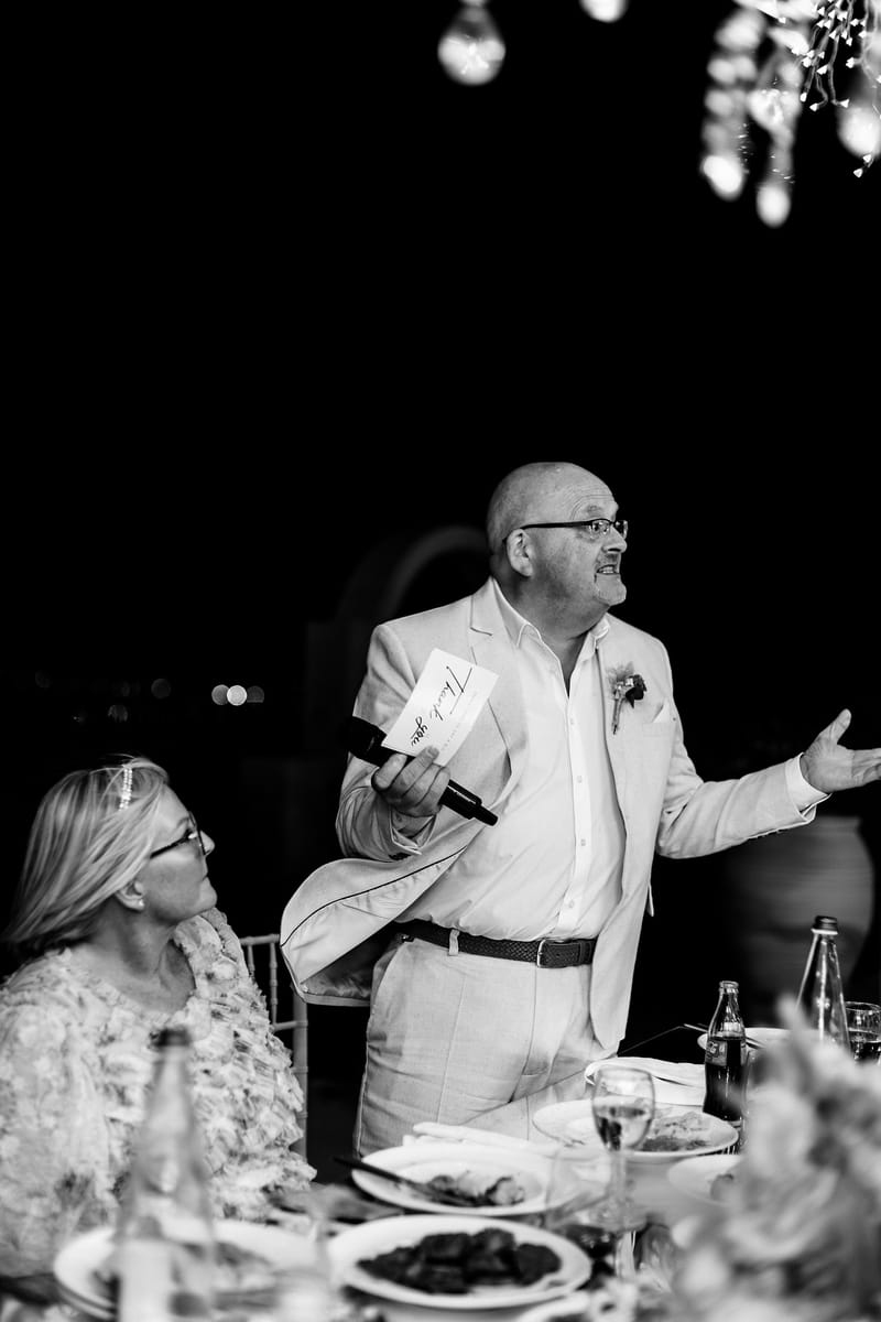 Reception and Speeches