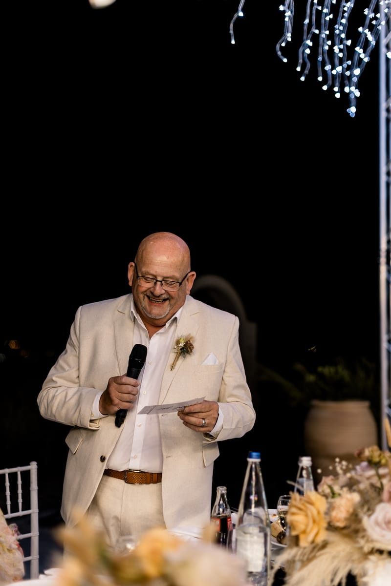 Reception and Speeches