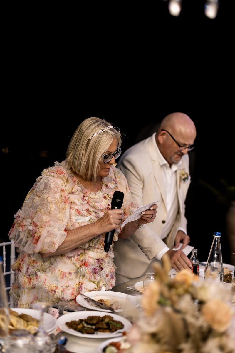 Reception and Speeches