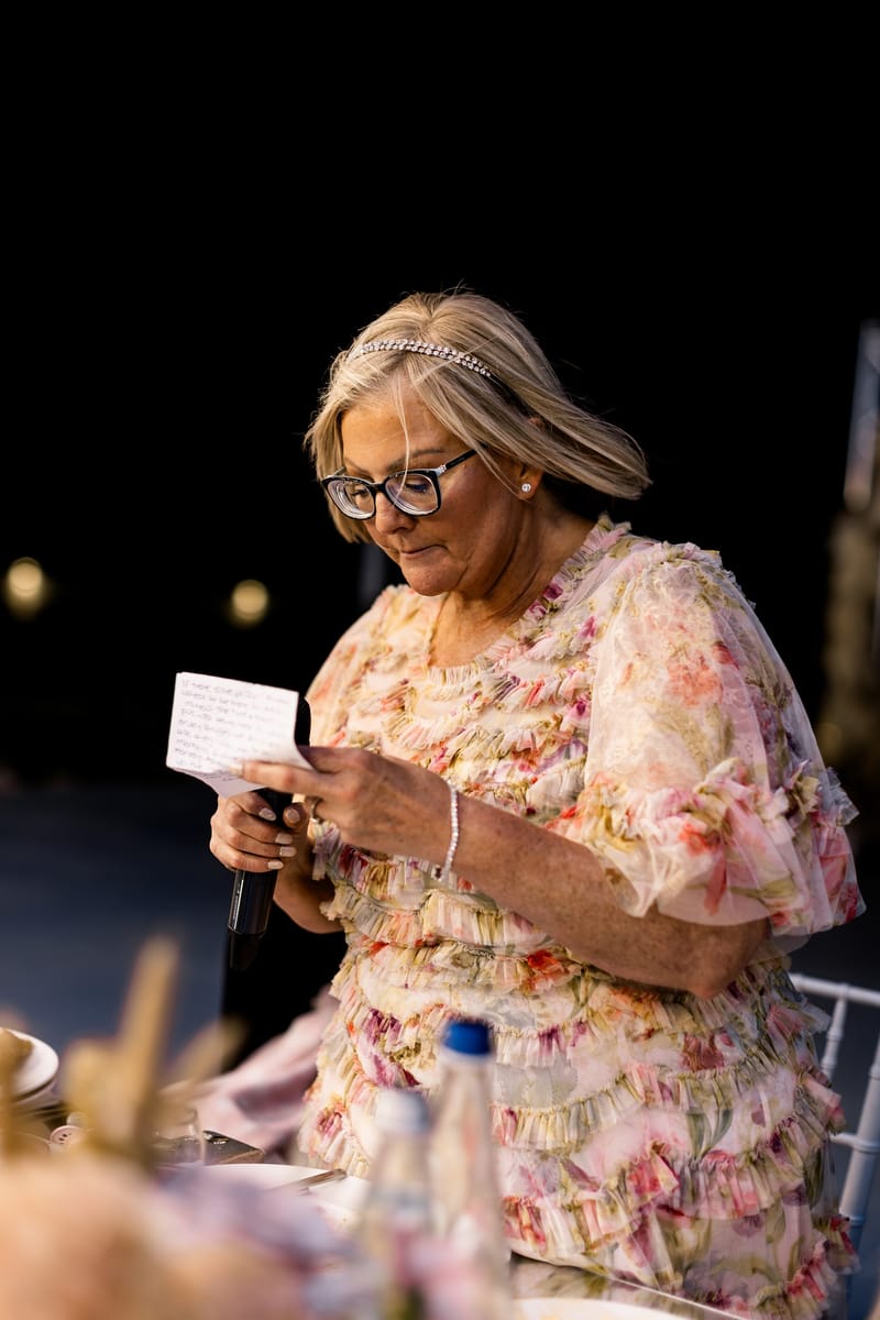 Reception and Speeches