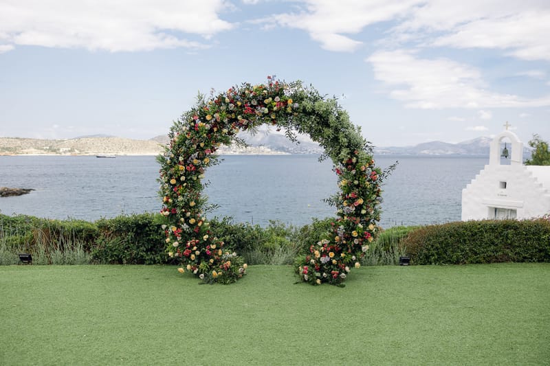 Lauren and Ioannis Wedding at the Gallery Venue of the Island Art and Taste venues in the Athenian Riviera