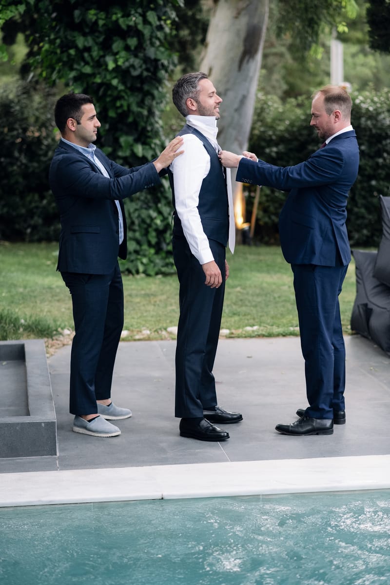 Lauren and Ioannis Wedding at the Gallery Venue of the Island Art and Taste venues in the Athenian Riviera