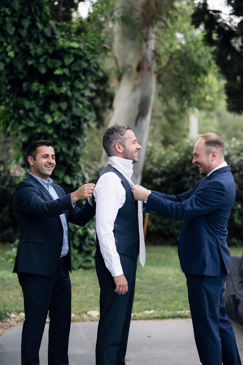 Lauren and Ioannis Wedding at the Gallery Venue of the Island Art and Taste venues in the Athenian Riviera