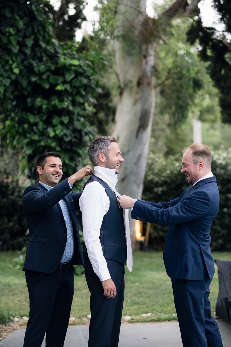 Lauren and Ioannis Wedding at the Gallery Venue of the Island Art and Taste venues in the Athenian Riviera