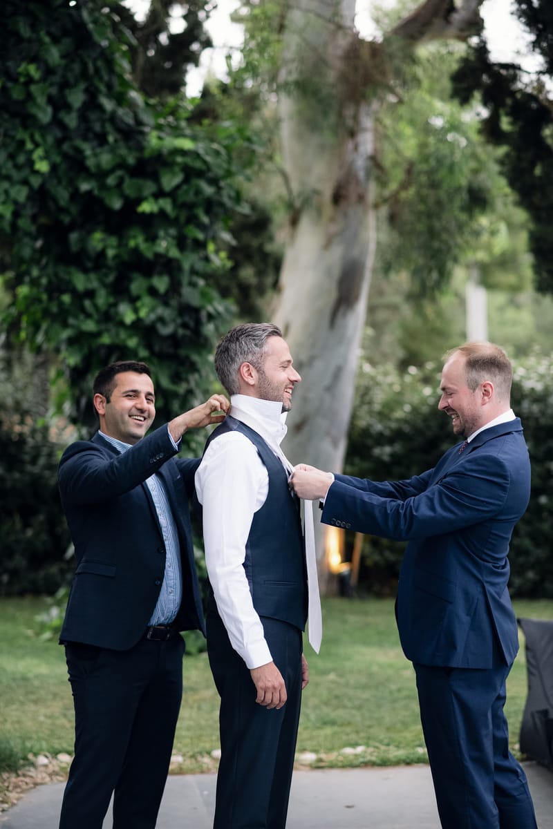 Lauren and Ioannis Wedding at the Gallery Venue of the Island Art and Taste venues in the Athenian Riviera