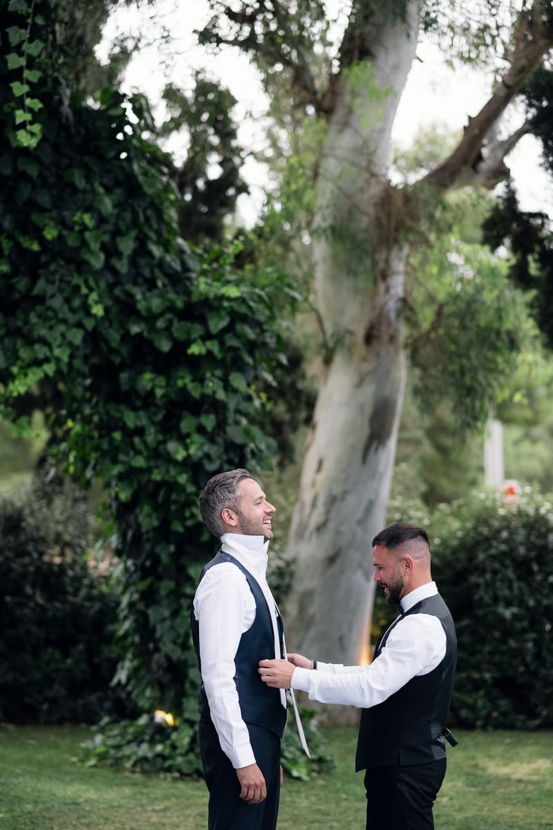 Lauren and Ioannis Wedding at the Gallery Venue of the Island Art and Taste venues in the Athenian Riviera