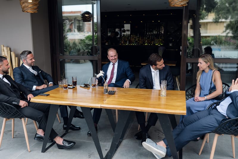 Lauren and Ioannis Wedding at the Gallery Venue of the Island Art and Taste venues in the Athenian Riviera