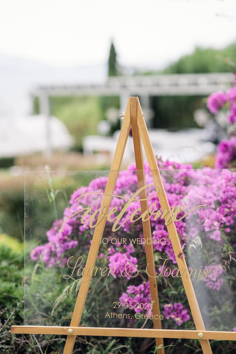 Lauren and Ioannis Wedding at the Gallery Venue of the Island Art and Taste venues in the Athenian Riviera