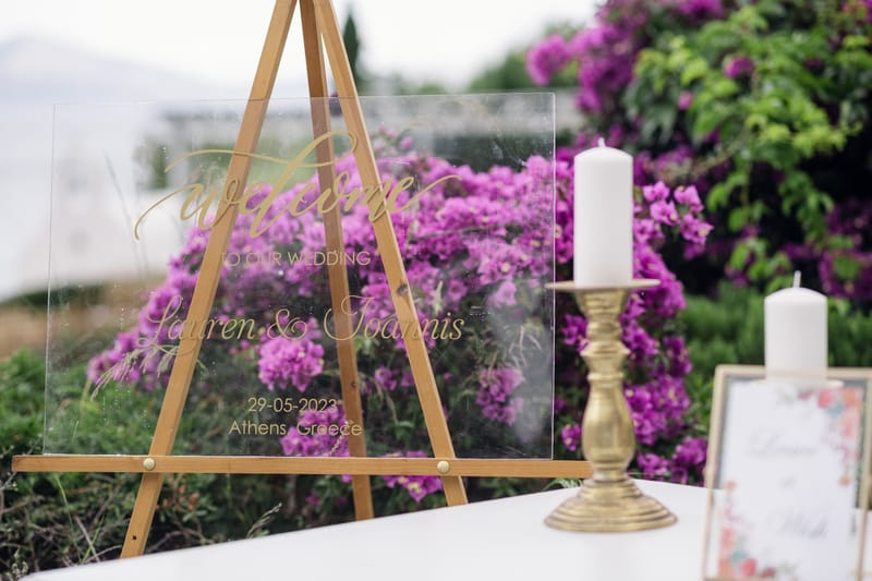 Lauren and Ioannis Wedding at the Gallery Venue of the Island Art and Taste venues in the Athenian Riviera