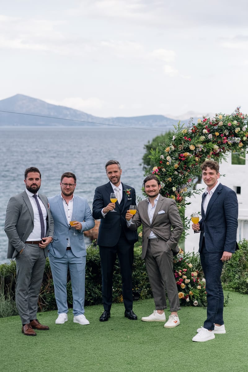 Lauren and Ioannis Wedding at the Gallery Venue of the Island Art and Taste venues in the Athenian Riviera