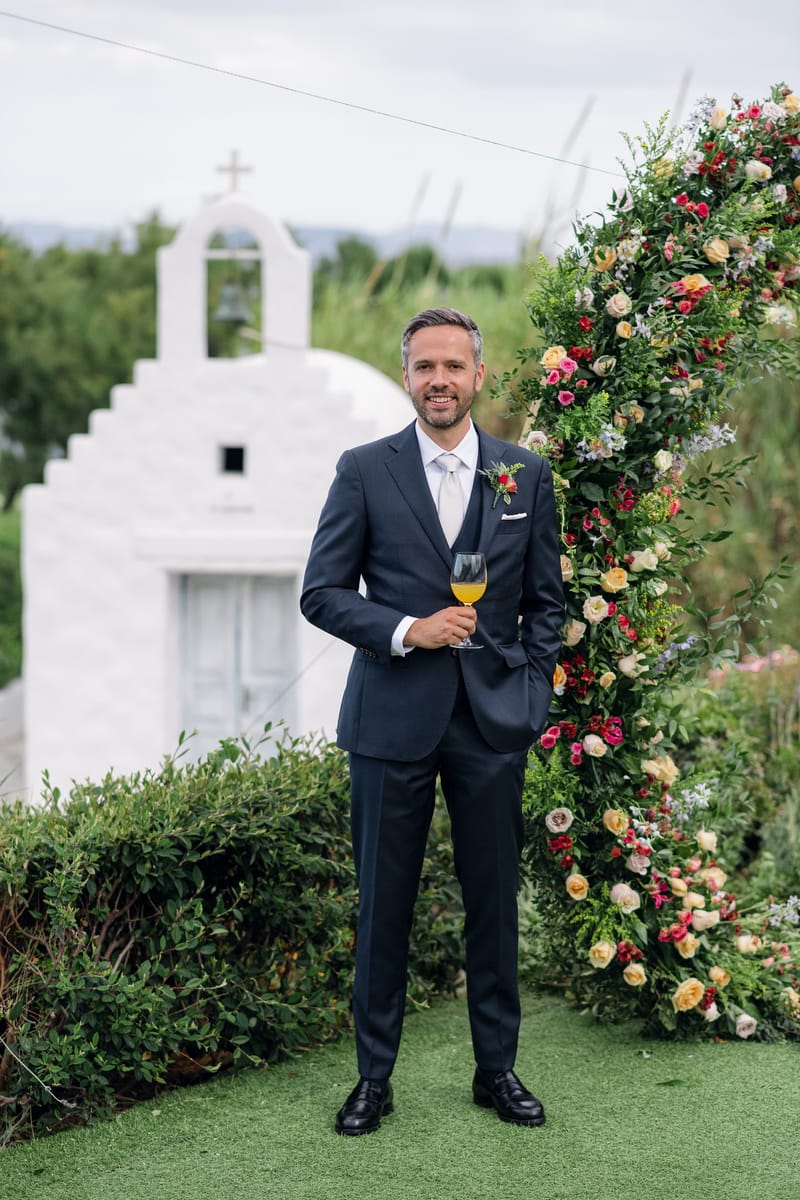 Lauren and Ioannis Wedding at the Gallery Venue of the Island Art and Taste venues in the Athenian Riviera