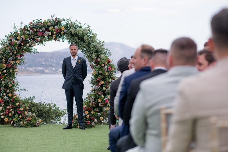 Lauren and Ioannis Wedding at the Gallery Venue of the Island Art and Taste venues in the Athenian Riviera