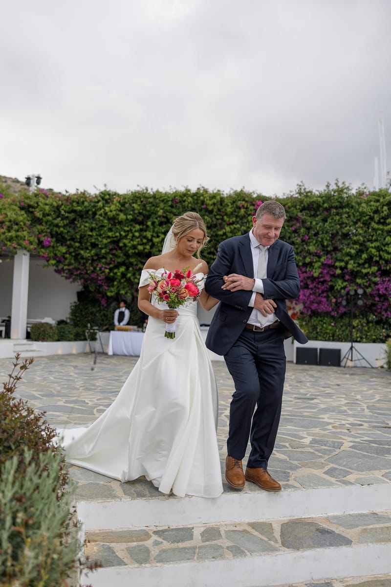 Lauren and Ioannis Wedding at the Gallery Venue of the Island Art and Taste venues in the Athenian Riviera