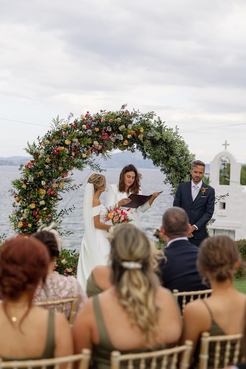 Lauren and Ioannis Wedding at the Gallery Venue of the Island Art and Taste venues in the Athenian Riviera
