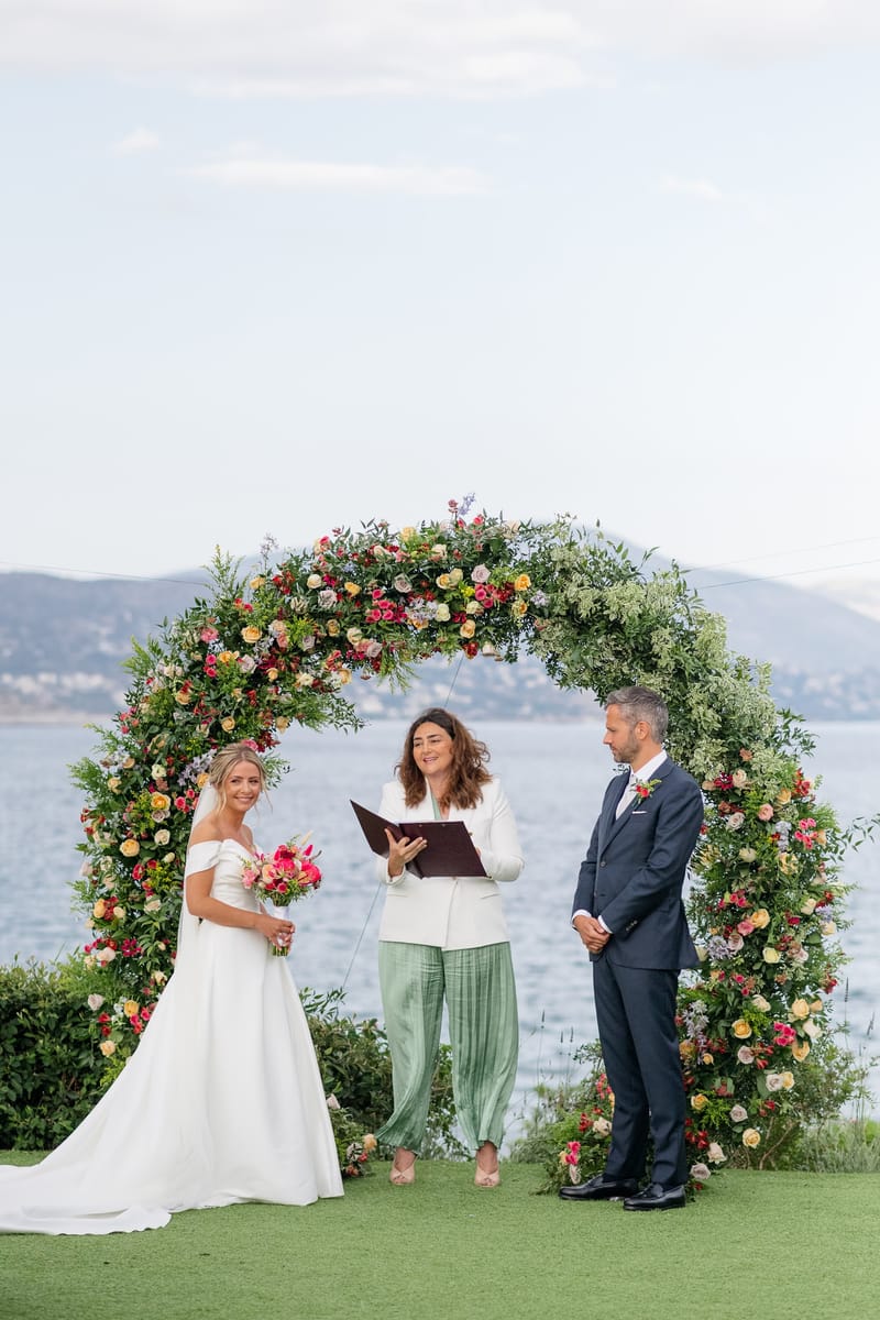 Lauren and Ioannis Wedding at the Gallery Venue of the Island Art and Taste venues in the Athenian Riviera