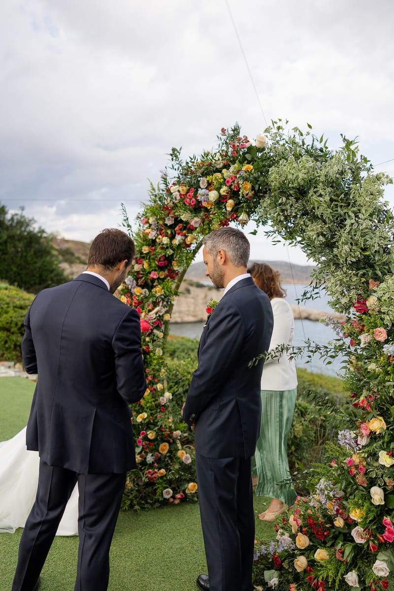 Lauren and Ioannis Wedding at the Gallery Venue of the Island Art and Taste venues in the Athenian Riviera
