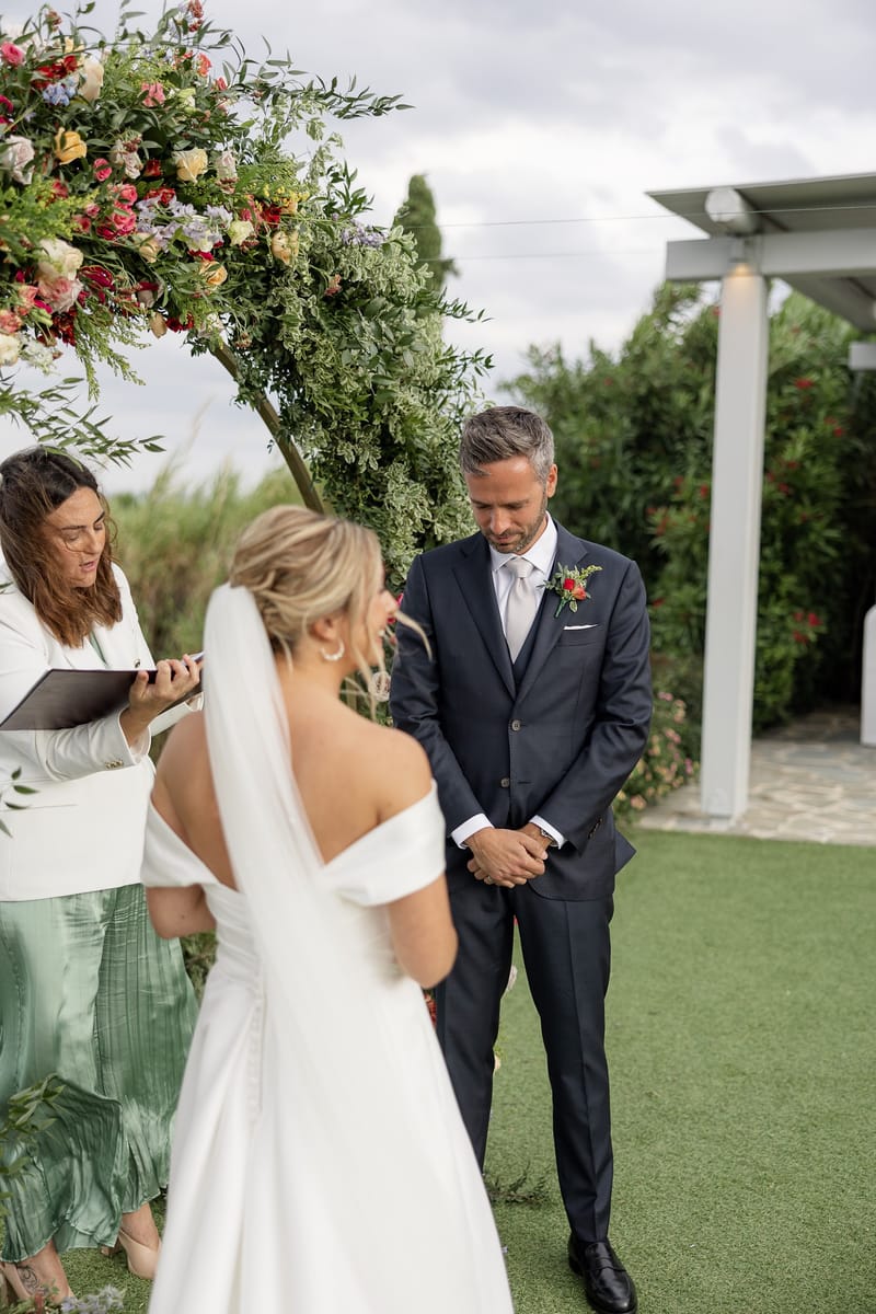 Lauren and Ioannis Wedding at the Gallery Venue of the Island Art and Taste venues in the Athenian Riviera