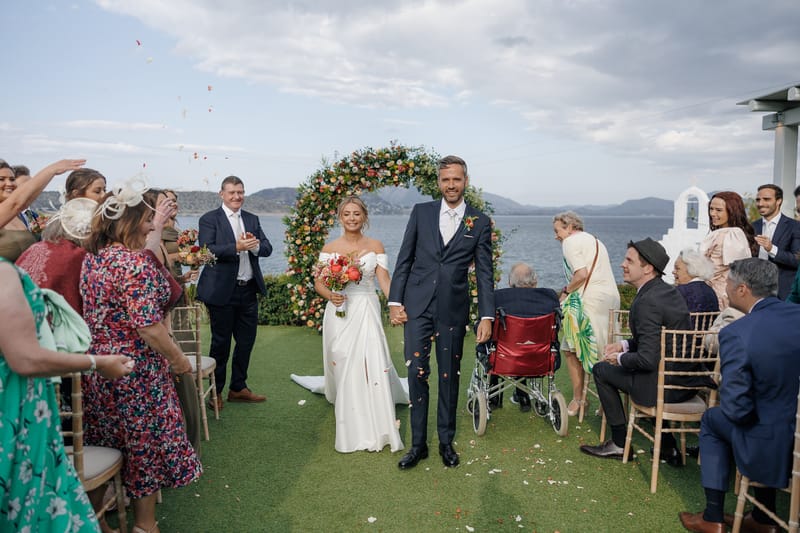 Lauren and Ioannis Wedding at the Gallery Venue of the Island Art and Taste venues in the Athenian Riviera