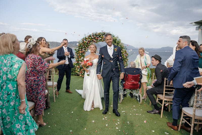 Lauren and Ioannis Wedding at the Gallery Venue of the Island Art and Taste venues in the Athenian Riviera
