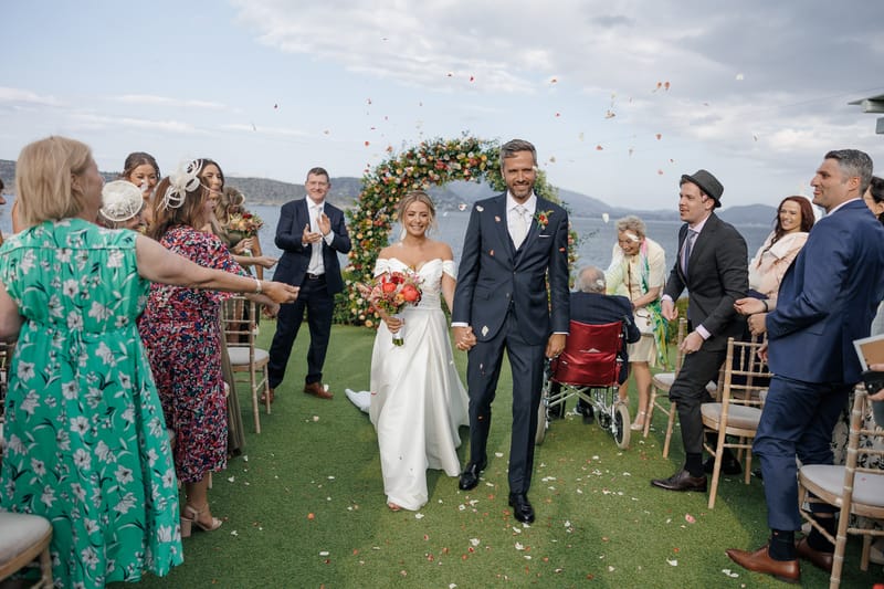 Lauren and Ioannis Wedding at the Gallery Venue of the Island Art and Taste venues in the Athenian Riviera