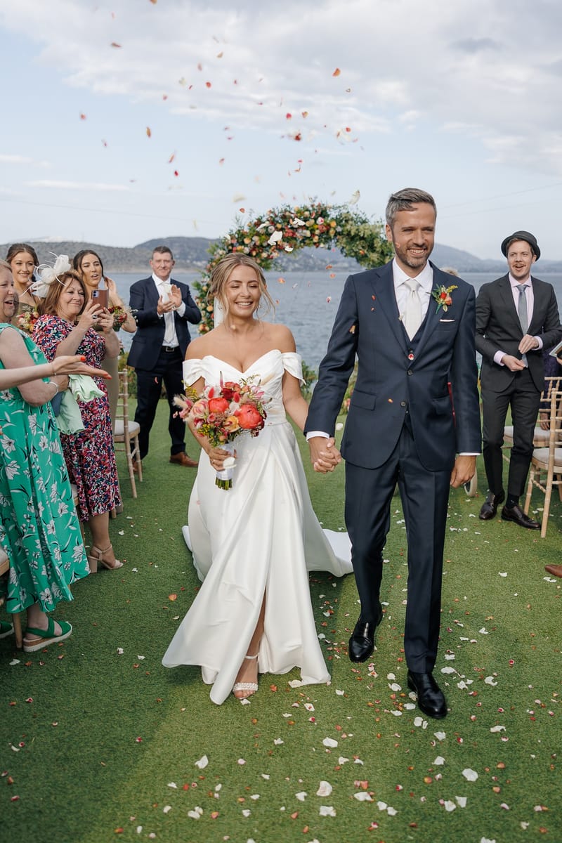 Lauren and Ioannis Wedding at the Gallery Venue of the Island Art and Taste venues in the Athenian Riviera