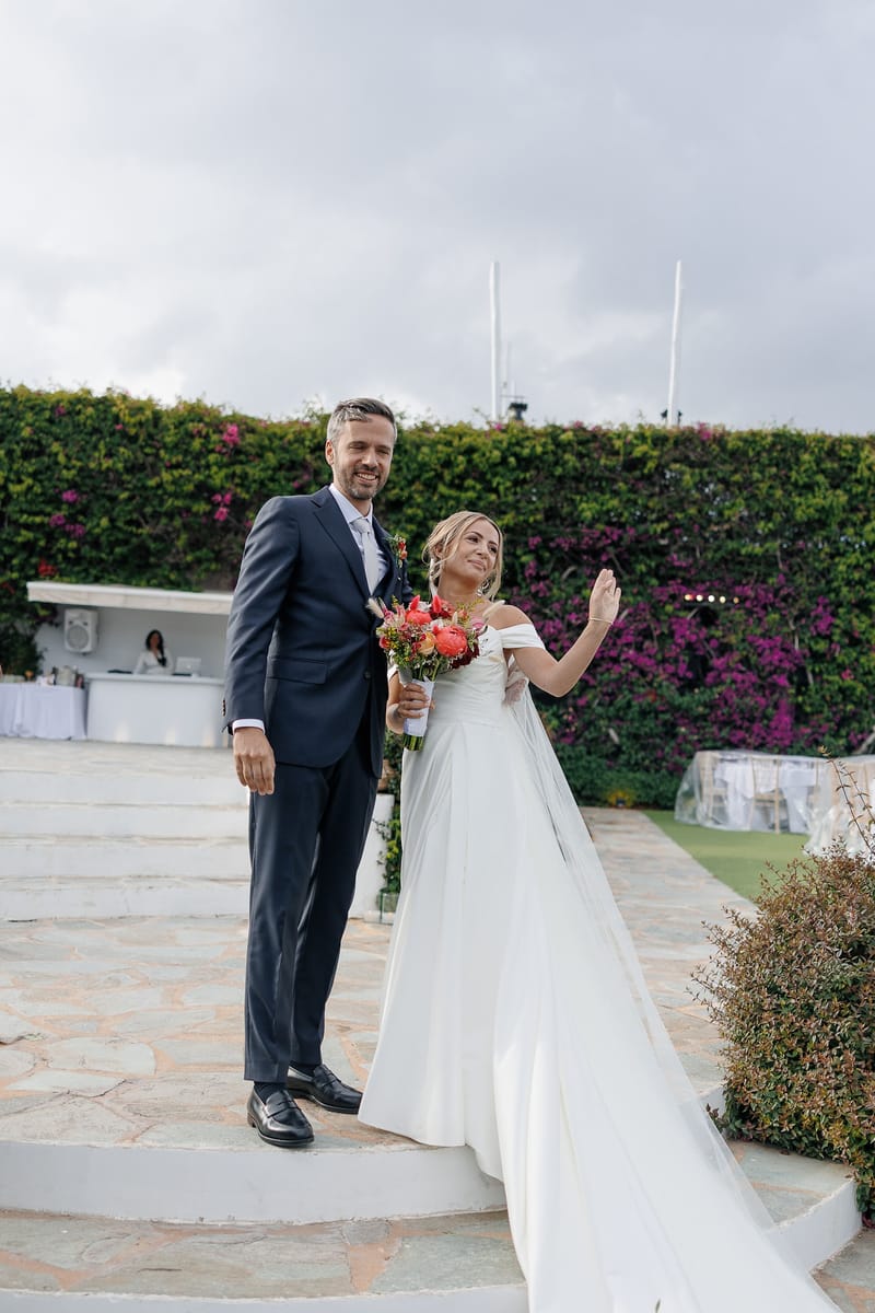 Lauren and Ioannis Wedding at the Gallery Venue of the Island Art and Taste venues in the Athenian Riviera