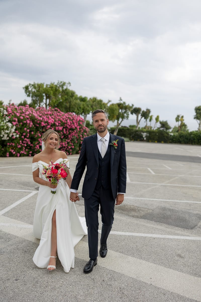 Lauren and Ioannis Wedding at the Gallery Venue of the Island Art and Taste venues in the Athenian Riviera