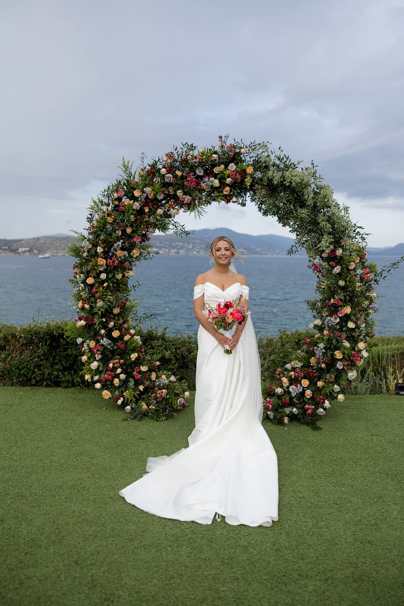 Lauren and Ioannis Wedding at the Gallery Venue of the Island Art and Taste venues in the Athenian Riviera