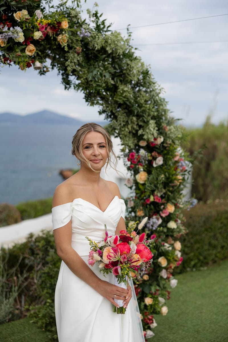 Lauren and Ioannis Wedding at the Gallery Venue of the Island Art and Taste venues in the Athenian Riviera