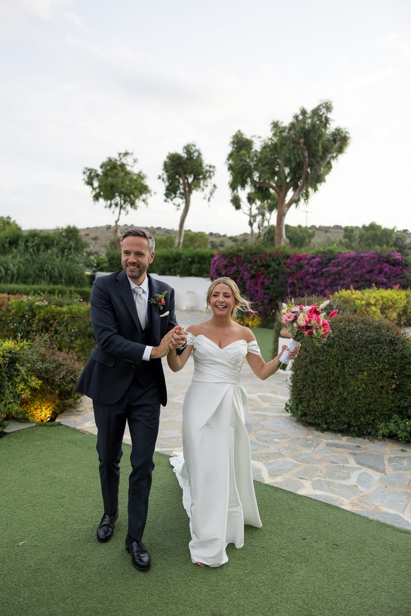 Lauren and Ioannis Wedding at the Gallery Venue of the Island Art and Taste venues in the Athenian Riviera