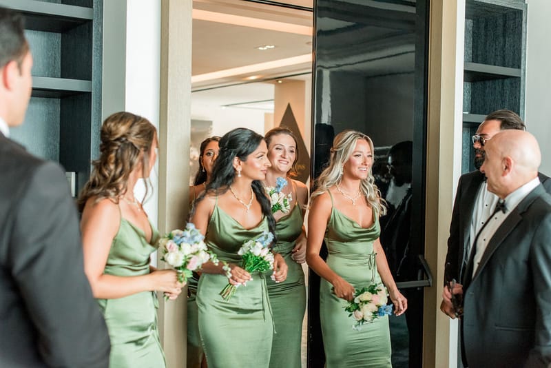 Waiting for the bride