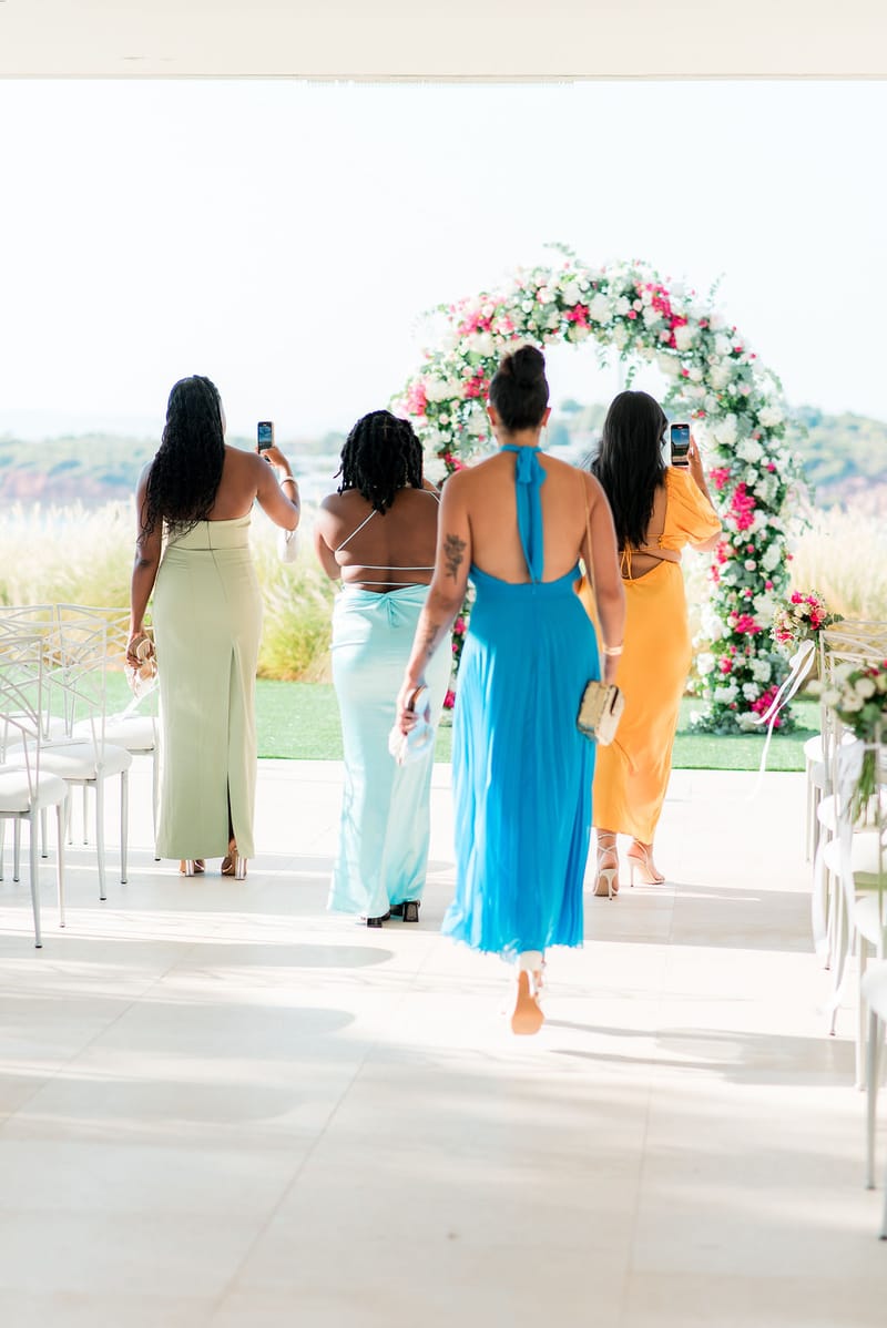 Waiting for the bride