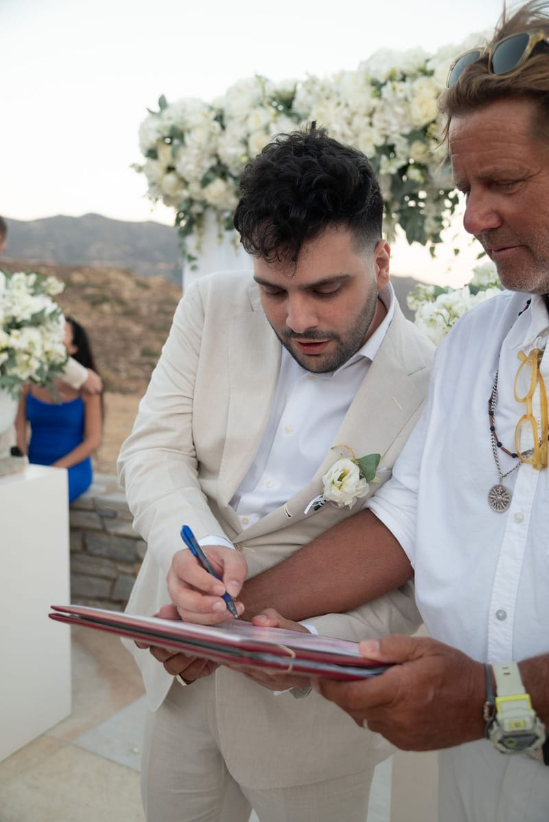 Dianna & Ali Wedding in Ios Island